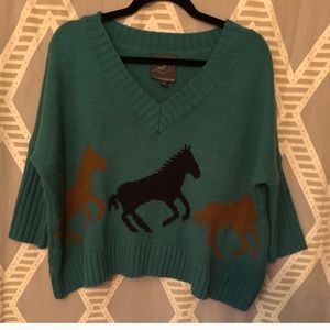 🌟Cute horse print sweater from Anthropologie 🌟